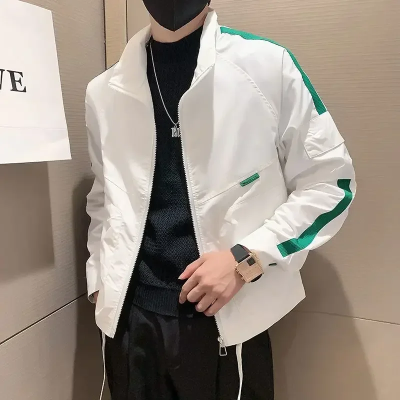 Jacket for Men Spring Autumn Man Coat Casual Zip V Y2k Cheap Sale Aesthetic Fast Delvery Cold Harajuku Clothes Offer New In
Jacket for Men Spring Autumn Man Coat Casual Zip V Y2k Cheap Sale Aesthetic Fast Delvery Cold Harajuku Clothes Offer New In