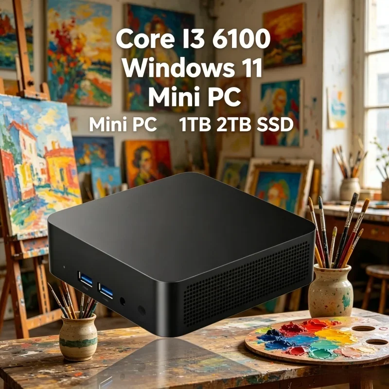 Core I3 6100 Mini PC Windows 11 Pro 32GB RAM 1TB/2TB SSD WiFi6 BT5.2 4K HD Office Gaming PC, Agile with 3 Years Warranty
Core I3 6100 Mini PC Windows 11 Pro 32GB RAM 1TB/2TB SSD WiFi6 BT5.2 4K HD Office Gaming PC, Agile with 3 Years Warranty