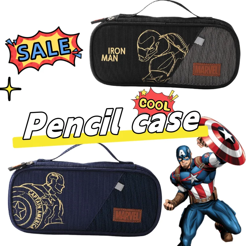 Iron Man Captain America Cool Cute Cartoon Anime Kawaii Large Capacity Double Layer Student Peripheral Pencil Bag Stationery Bag 
Iron Man Captain America Cool Cute Cartoon Anime Kawaii Large Capacity Double Layer Student Peripheral Pencil Bag Stationery Bag