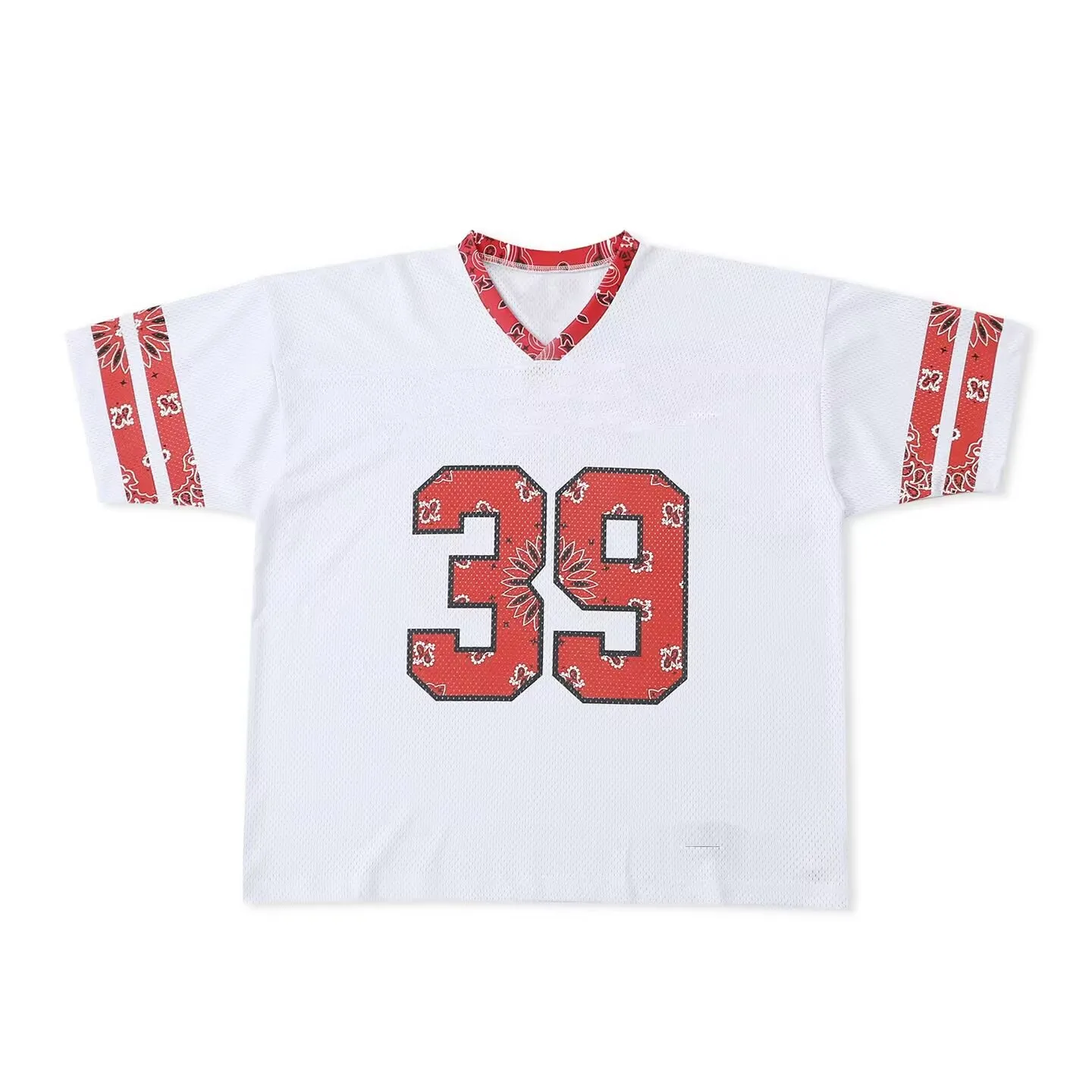 Sporty Casual Bandana Fooall Jersey Logo Short Sleeve T-Shirt Ball Jersey Lightweight Breathable Standard Fit Unisex Tee
Sporty Casual Bandana Fooall Jersey Logo Short Sleeve T-Shirt Ball Jersey Lightweight Breathable Standard Fit Unisex Tee