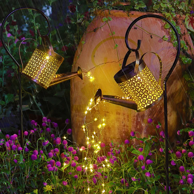LED Solar Watering Can Light Hanging Waterfall Lamp Waterproof Outdoor Garden Decor Yard Porch Lawn Backyard Landscape Sun Lamp
LED Solar Watering Can Light Hanging Waterfall Lamp Waterproof Outdoor Garden Decor Yard Porch Lawn Backyard Landscape Sun Lamp