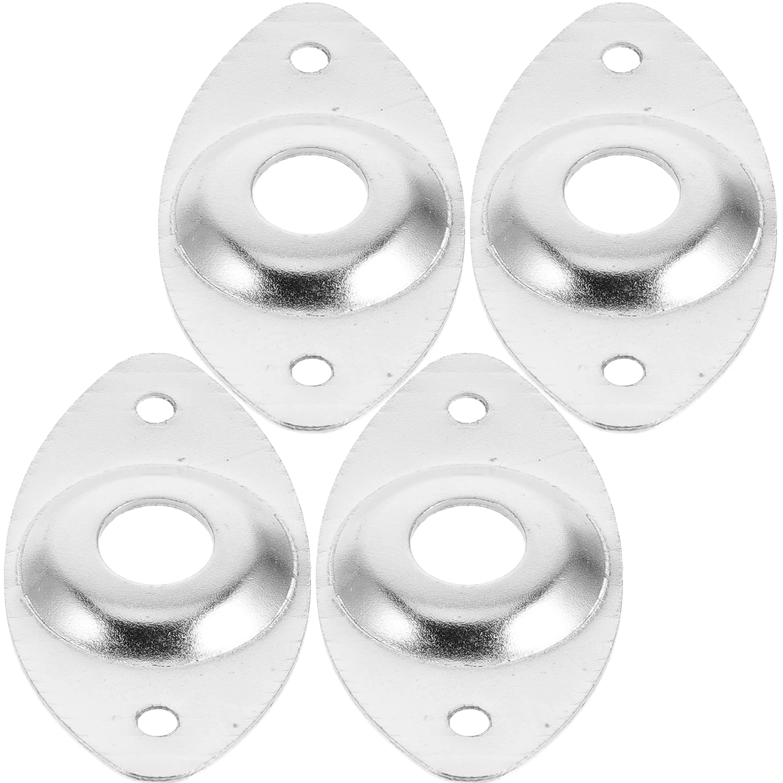 4Pcs Cat's Eye Jack Plate Metal Silver for Electric Guitar Parts Replacement Input Jack Tool Socket Hardware Kit
4Pcs Cat's Eye Jack Plate Metal Silver for Electric Guitar Parts Replacement Input Jack Tool Socket Hardware Kit