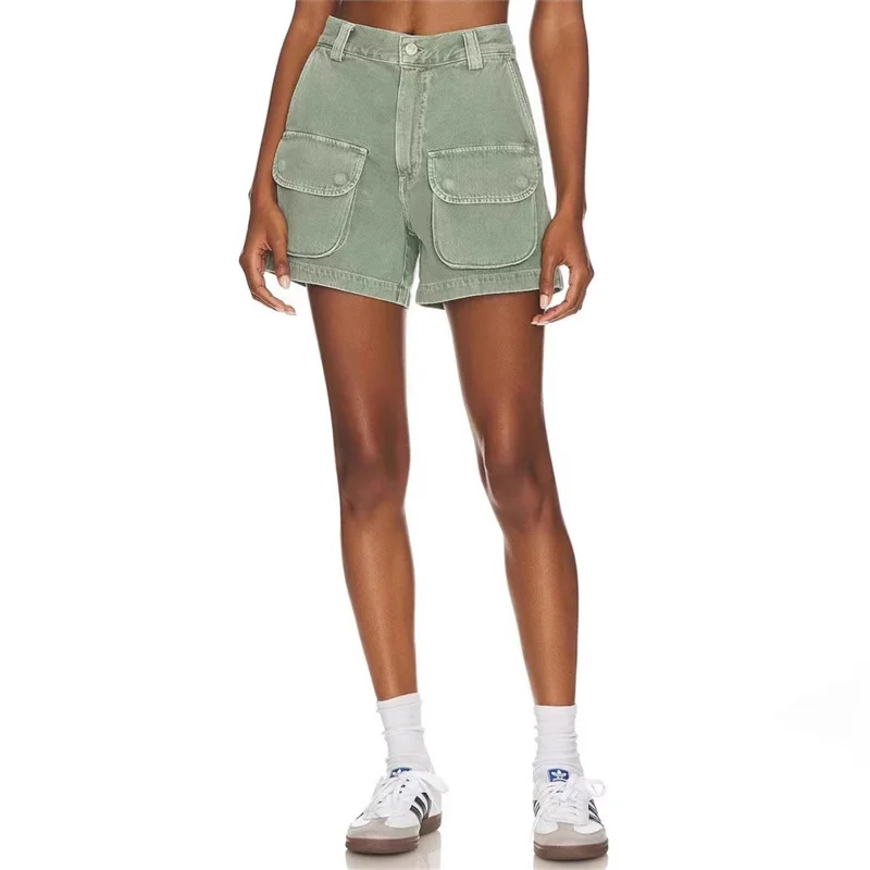 Women's shorts New high waisted slim fit pure cotton super shorts for summer 2025 Multi pocket cargo pants y2k Denim shorts
Women's shorts New high waisted slim fit pure cotton super shorts for summer 2025 Multi pocket cargo pants y2k Denim shorts