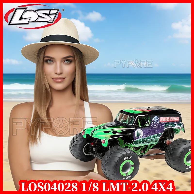 LOSI LOS04028 LMT 2.0 4X4 Solid Axle Brushless Monster Truck 1/8 RC Electric Remote Control Model Car Adults Children's Toys
LOSI LOS04028 LMT 2.0 4X4 Solid Axle Brushless Monster Truck 1/8 RC Electric Remote Control Model Car Adults Children's Toys