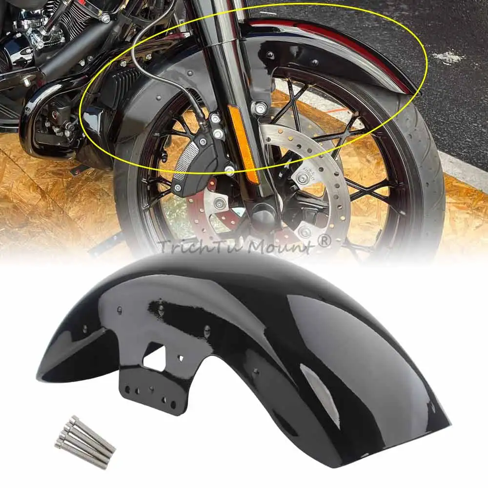 Motorcycle Accessories 19'' Heavy-Duty Steel Front Mudguard Vivid Black For Harley Road Glide Electra Glide Street Glide 2014+
Motorcycle Accessories 19'' Heavy-Duty Steel Front Mudguard Vivid Black For Harley Road Glide Electra Glide Street Glide 2014+