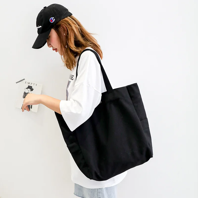 Canvas Large Capacity Single Shoulder Hand-Held Shopping Bag Women
Canvas Large Capacity Single Shoulder Hand-Held Shopping Bag Women