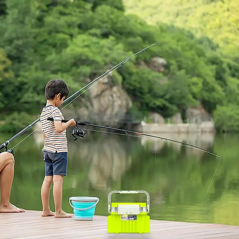 Tackle Box With Handle Multipurpose Portable Tackle Box Fish Tool Container Wear-Resistant Storage Case With Handle For Fishing
Tackle Box With Handle Multipurpose Portable Tackle Box Fish Tool Container Wear-Resistant Storage Case With Handle For Fishing