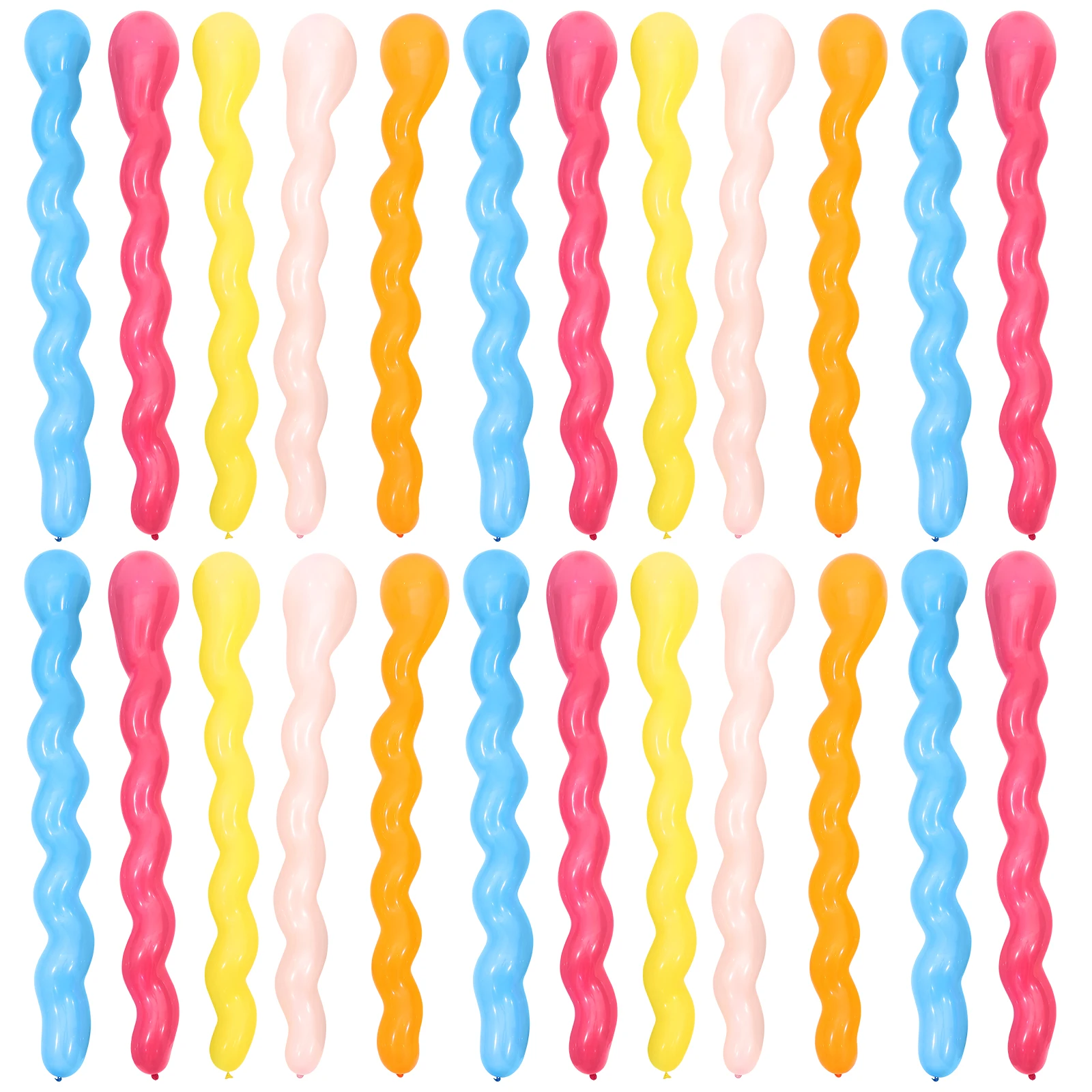 100Pcs Multicolor Latex Spiral Balloons Longlasting Party Decorations Birthday Wedding Festival Twisted Balloons
100Pcs Multicolor Latex Spiral Balloons Longlasting Party Decorations Birthday Wedding Festival Twisted Balloons