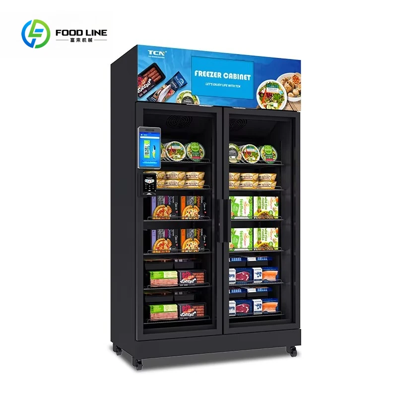 Visual and Weighting Function Smart Fridge Vending Frozen Vegetable Vending Machine Cooler
Visual and Weighting Function Smart Fridge Vending Frozen Vegetable Vending Machine Cooler