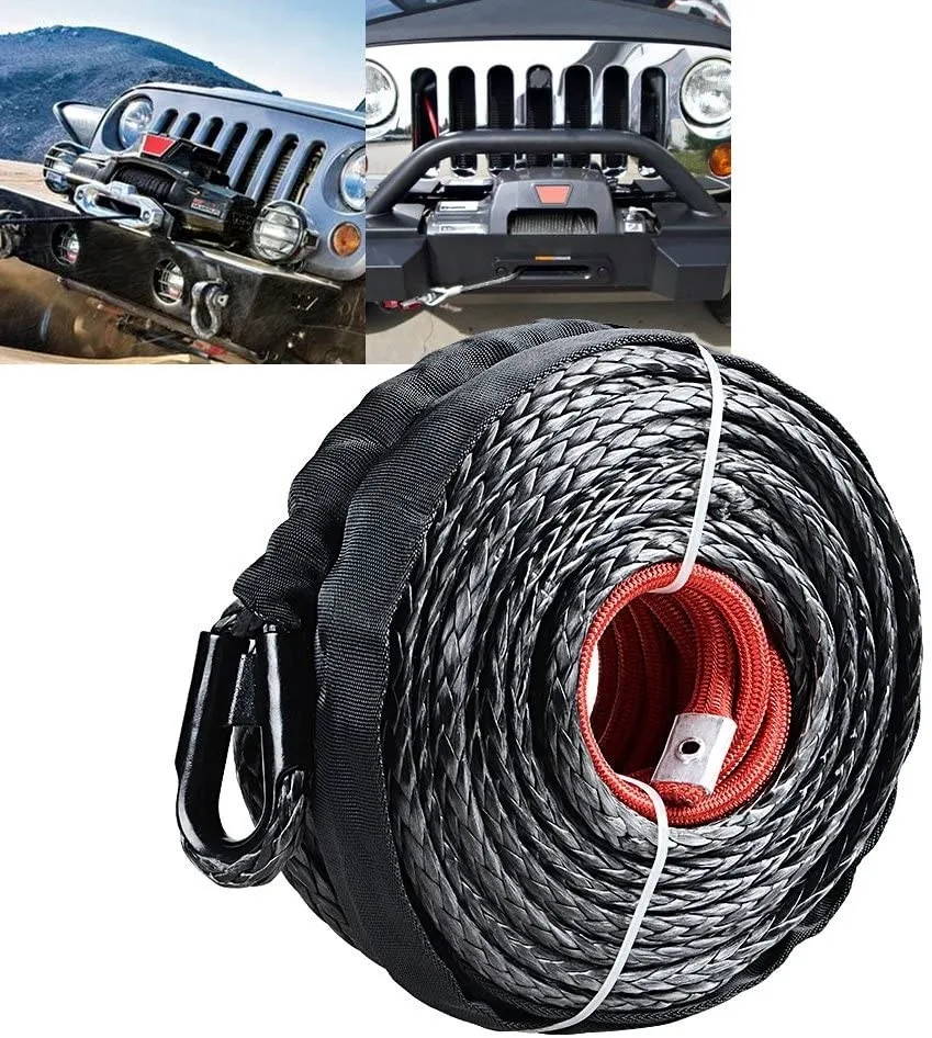 Arcticsun 3/8inch 9.5mm UHMWPE Synthetic Winch Rope Sheath Emergency Tool Kit 1 Year Warranty for Off-Road Vehicle Modification
Arcticsun 3/8inch 9.5mm UHMWPE Synthetic Winch Rope Sheath Emergency Tool Kit 1 Year Warranty for Off-Road Vehicle Modification