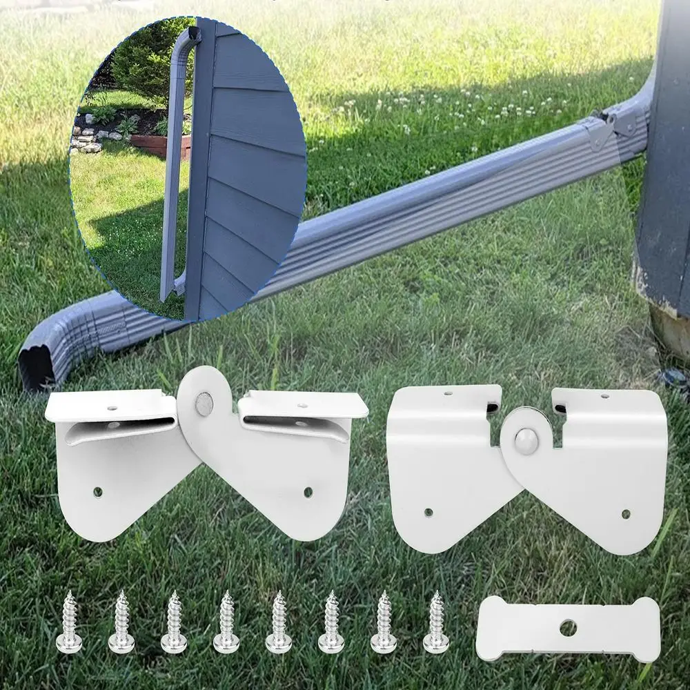 Innovative Flip Design Gutter Extension Hinge Anti-slip Water-proof Downspout Extension Flip-Up Hinge Durable Compact
Innovative Flip Design Gutter Extension Hinge Anti-slip Water-proof Downspout Extension Flip-Up Hinge Durable Compact