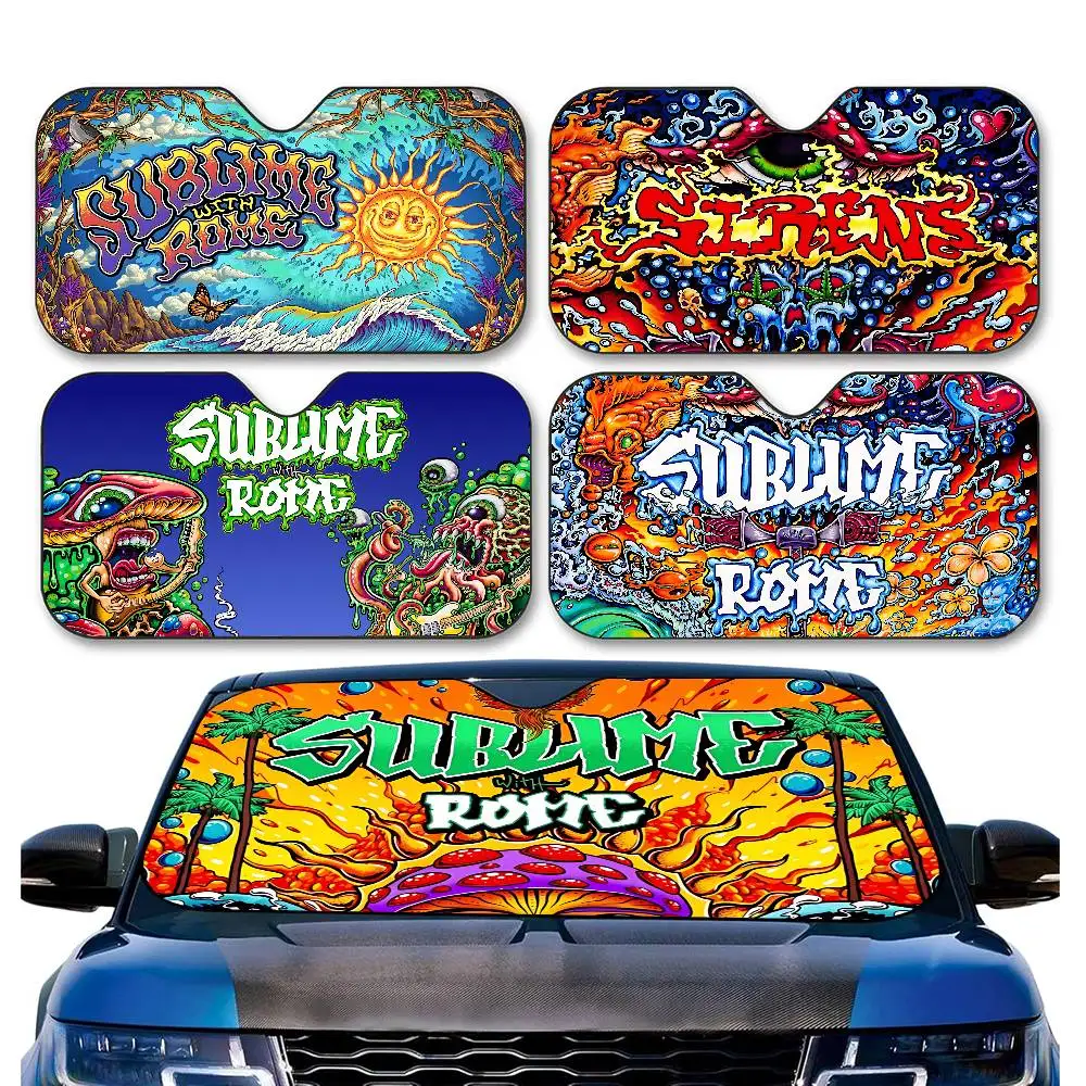 Punk Sublime Band Windshield Sunshade Anime Cute Car Front Windshield 70x130cm Sun Visor Heat Reflector
Punk Sublime Band Windshield Sunshade Anime Cute Car Front Windshield 70x130cm Sun Visor Heat Reflector