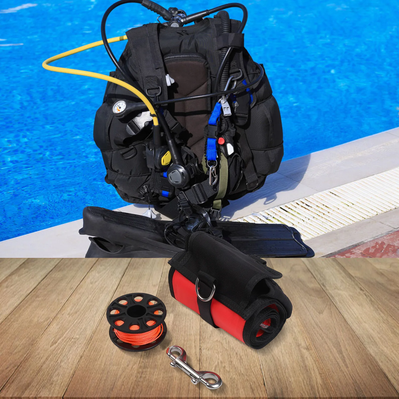 Маркер для дайвинга, сигнальный буй для дайверов, 1-дюймовый D-образный кольцо, нержавеющая сталь 316, быстросъемное крепление, удобный дизайн, надувной буй
Маркер для дайвинга, сигнальный буй для дайверов, 1-дюймовый D-образный кольцо, нержавеющая сталь 316, быстросъемное крепление, удобный дизайн, надувной буй