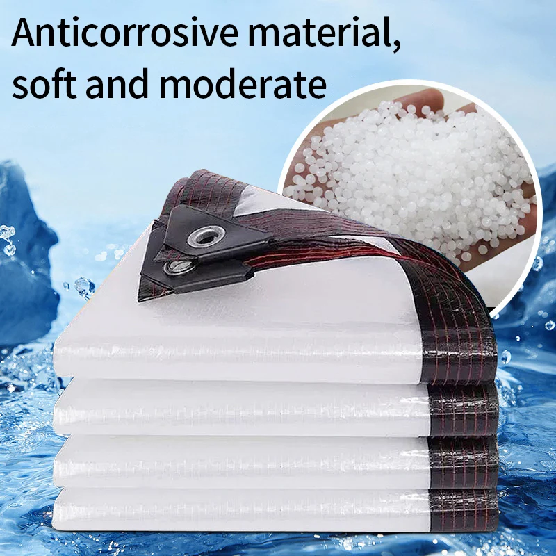 Transparent Rainproof Waterproof Tarpaulin Garden Plant Cover with Grommets Lightweight Thicken Plastic Insulation Shed Cloth
Transparent Rainproof Waterproof Tarpaulin Garden Plant Cover with Grommets Lightweight Thicken Plastic Insulation Shed Cloth