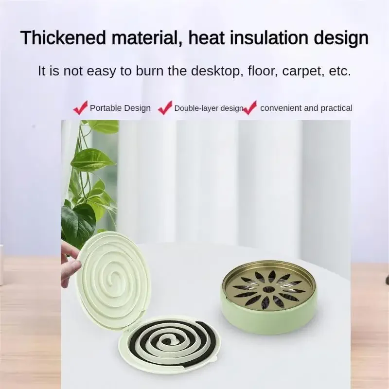 Camping Mosquito Coil Tray Holder Portable Home Insect Repellent Anti-fire Sandalwood Incense Burner Box Anti-Mosquito Supplies
Camping Mosquito Coil Tray Holder Portable Home Insect Repellent Anti-fire Sandalwood Incense Burner Box Anti-Mosquito Supplies