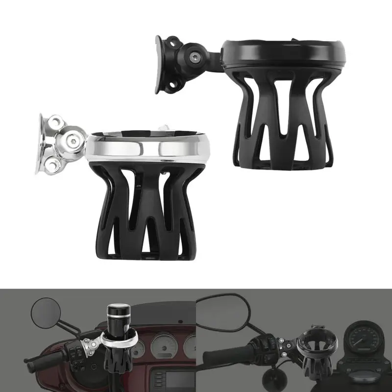 Motorcycle Handlebar Mount Drink Cup Bottle Holder For Harley Touring Dyna models with 1 Inch Handlebar Models
Motorcycle Handlebar Mount Drink Cup Bottle Holder For Harley Touring Dyna models with 1 Inch Handlebar Models