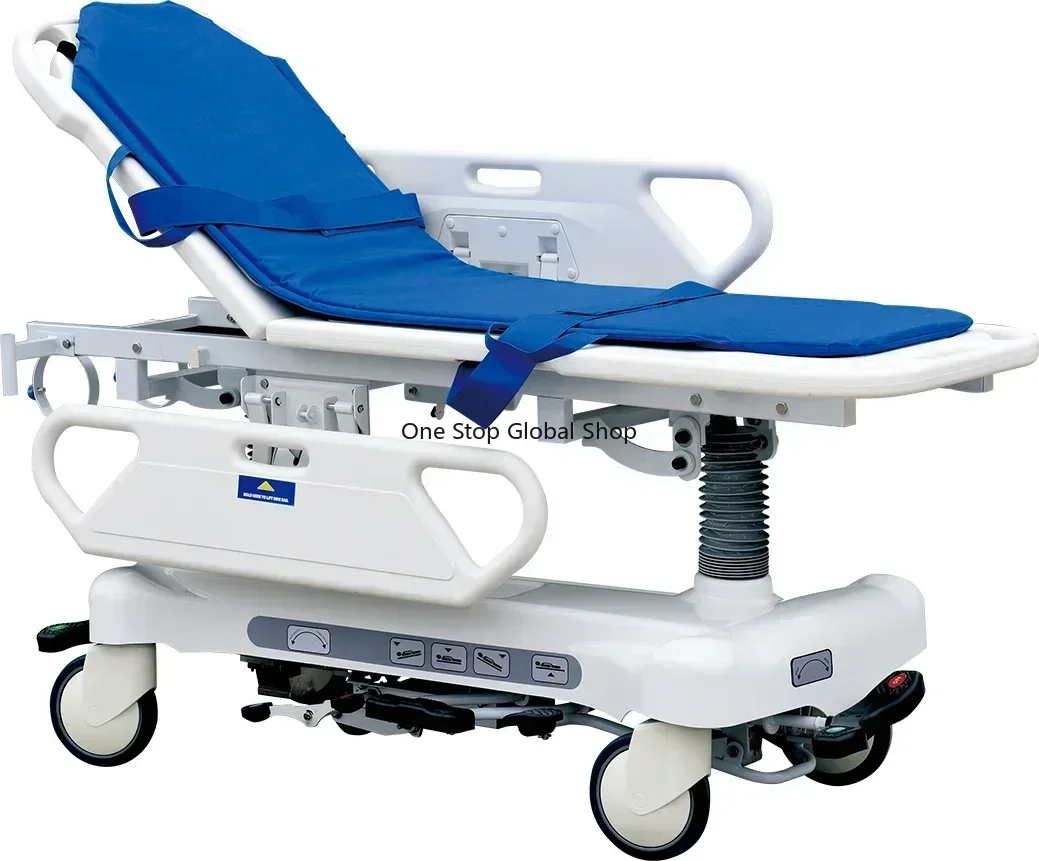 Factory Price Medical Patient Transfer Bed IV Pole Luxurious Hydraulic Stretcher Cart
Factory Price Medical Patient Transfer Bed IV Pole Luxurious Hydraulic Stretcher Cart