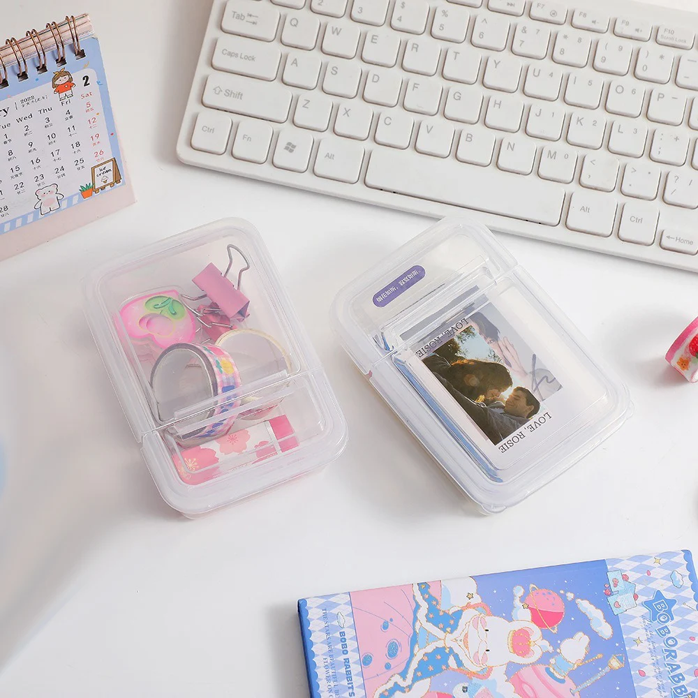 Transparent Card Film Storage Organizer Box for Star Chasing Small Cards Portable Gu Sticker Sleeve Girls Hand Account
Transparent Card Film Storage Organizer Box for Star Chasing Small Cards Portable Gu Sticker Sleeve Girls Hand Account