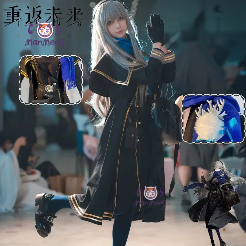 Reverse Game: 1999 bkornblume cosplay costume black fashion windbreaker scarf socks waist bag props Christmas Carnival warmth se
Reverse Game: 1999 bkornblume cosplay costume black fashion windbreaker scarf socks waist bag props Christmas Carnival warmth se