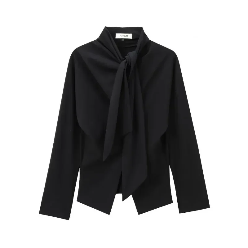 Black Blouses for Lady Autumn Women's Shirt Harajuku Fashion Lace-up Vintage Blouse Elegant Women's Luxury Blouses
Black Blouses for Lady Autumn Women's Shirt Harajuku Fashion Lace-up Vintage Blouse Elegant Women's Luxury Blouses