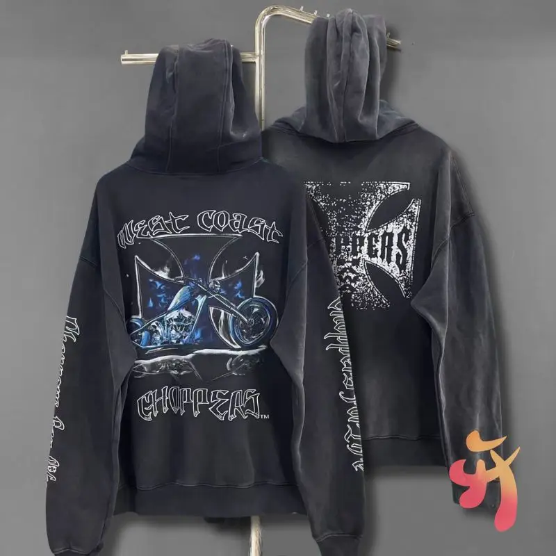 Blue Smoke Motorcycle Cross Logo West Coast Choppers Hoodies Winter Oversized Retro Washed Black Zipper Hoodies Men Women Hoody
Blue Smoke Motorcycle Cross Logo West Coast Choppers Hoodies Winter Oversized Retro Washed Black Zipper Hoodies Men Women Hoody