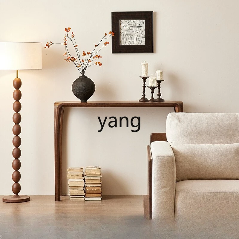 LMM Black Walnut Entryway Console Table Foyer Viewing Platform Solid Wood 1.6m
LMM Black Walnut Entryway Console Table Foyer Viewing Platform Solid Wood 1.6m