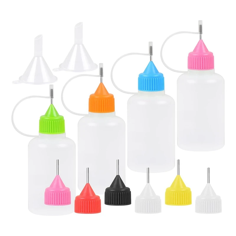 Precision Needle Tip Glue Applicator Bottles, For DIY Quilling Papercraft Glue Ink Liquid Acrylic Painting
Precision Needle Tip Glue Applicator Bottles, For DIY Quilling Papercraft Glue Ink Liquid Acrylic Painting