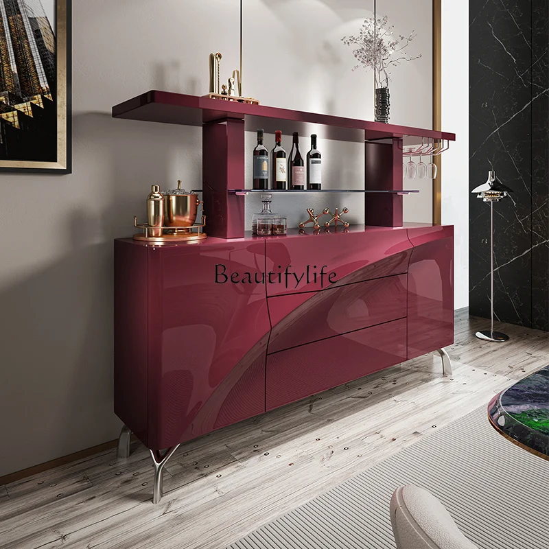 Light luxury dining side cabinet designer modern simplicity high-end living room bar
Light luxury dining side cabinet designer modern simplicity high-end living room bar
