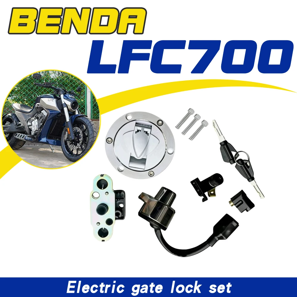Original parts for Benda LFC 700 lock set, electric door lock, power key, fuel tank lock BD700-2 set.
Original parts for Benda LFC 700 lock set, electric door lock, power key, fuel tank lock BD700-2 set.