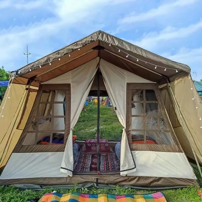 Tent Camping Double Prevent Rainstorm Sun protection Outdoor Tents
Tent Camping Double Prevent Rainstorm Sun protection Outdoor Tents