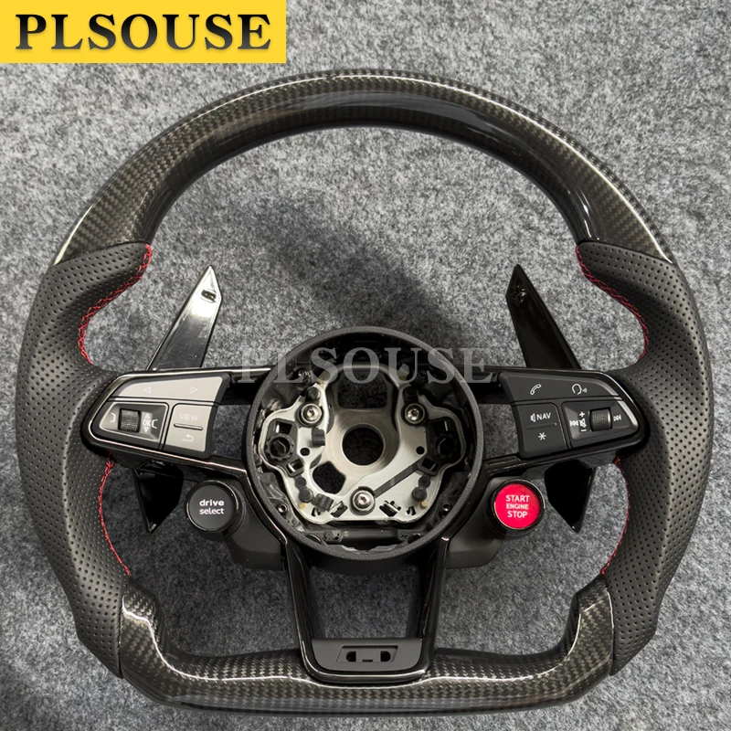 Рулевое колесо из углеродного волокна для Audi R8 TTS TT MK2 MK3 2008-2021, спортивные гоночные колеса на заказ
Рулевое колесо из углеродного волокна для Audi R8 TTS TT MK2 MK3 2008-2021, спортивные гоночные колеса на заказ