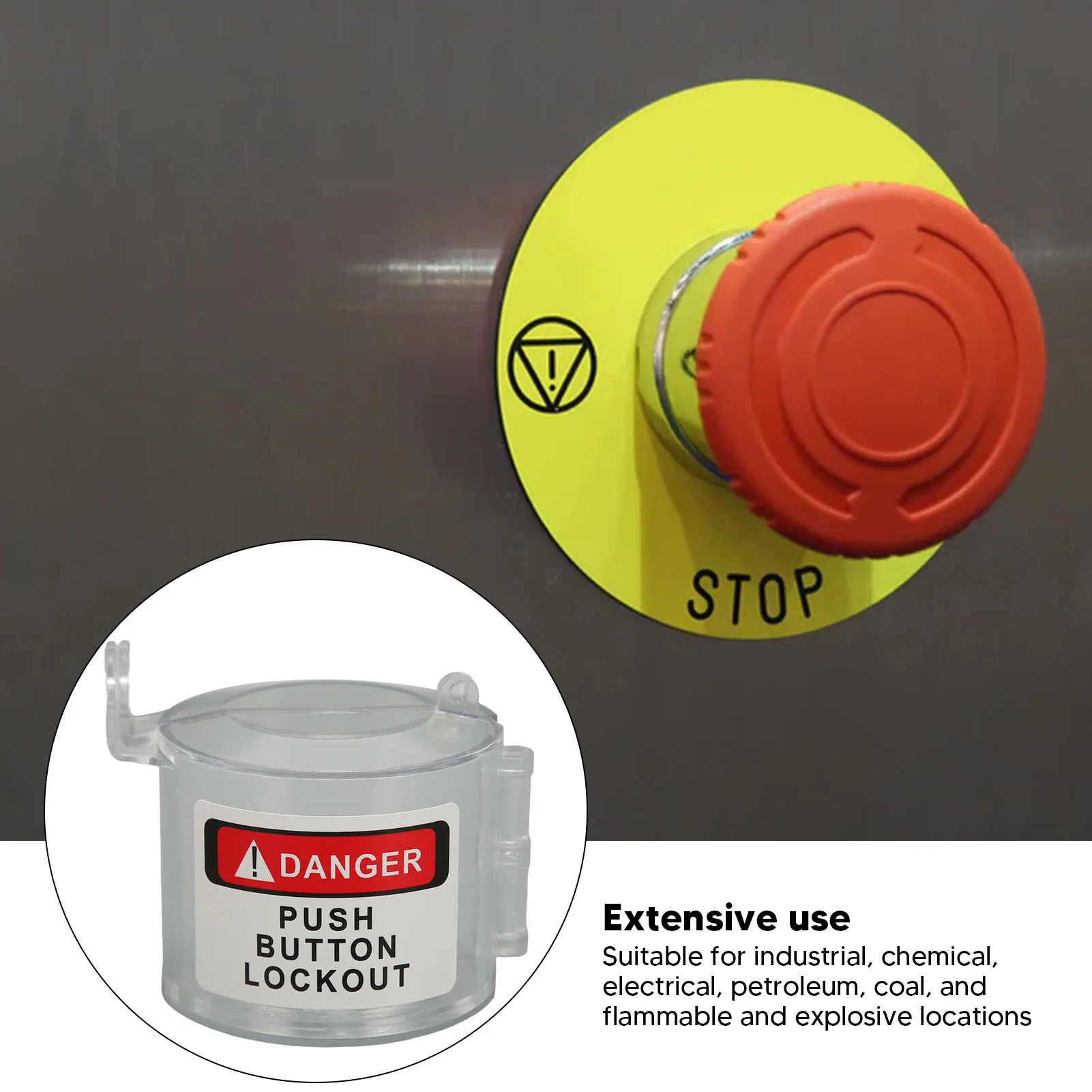 Emergency Stop Push Button Knob Round Guard Cover Clear PC Emergency Stop Knob Protecting Cover for Industry
Emergency Stop Push Button Knob Round Guard Cover Clear PC Emergency Stop Knob Protecting Cover for Industry