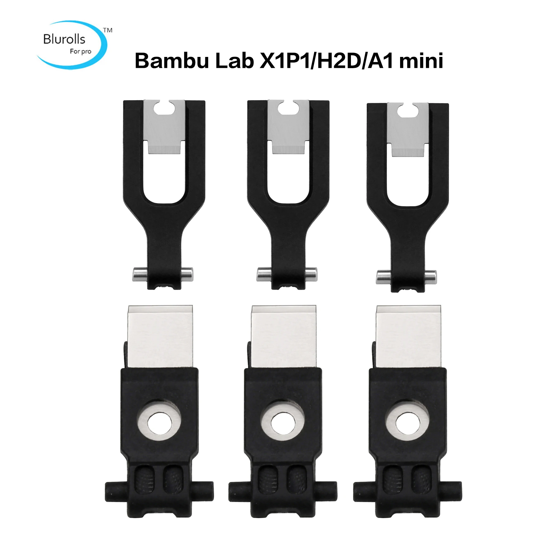 Bburolls Bambu Lab X1/P1/H2D/A1 mini Nozzle Wiper Blades 3-Pack - Precision Cleaning Tool for 3D Printer Hotends
Bburolls Bambu Lab X1/P1/H2D/A1 mini Nozzle Wiper Blades 3-Pack - Precision Cleaning Tool for 3D Printer Hotends