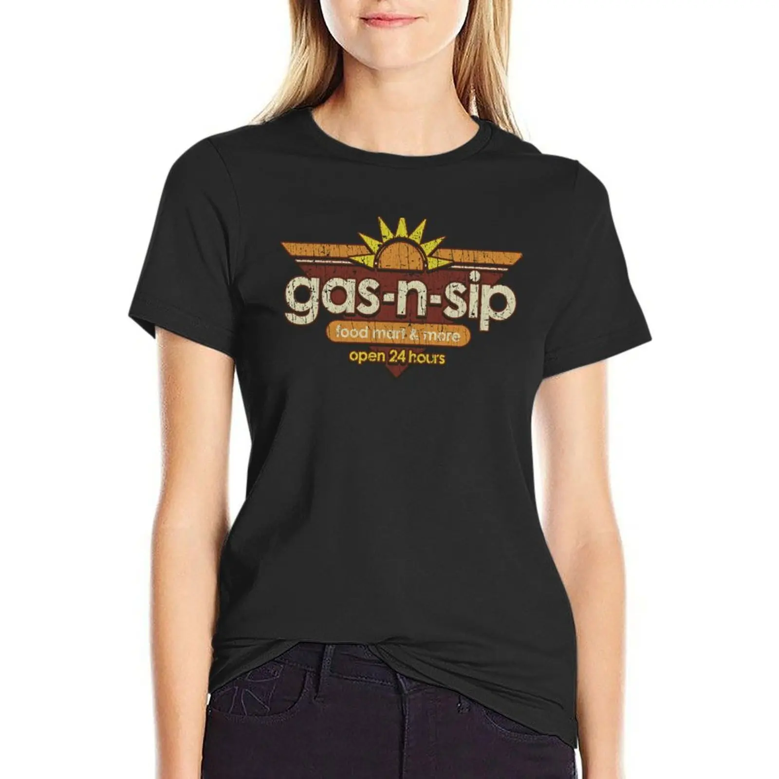 Gas-N-Sip Food Mart & More 2011 T-Shirt aesthetic clothes kawaii clothes t shirts for Women loose fit
Gas-N-Sip Food Mart & More 2011 T-Shirt aesthetic clothes kawaii clothes t shirts for Women loose fit