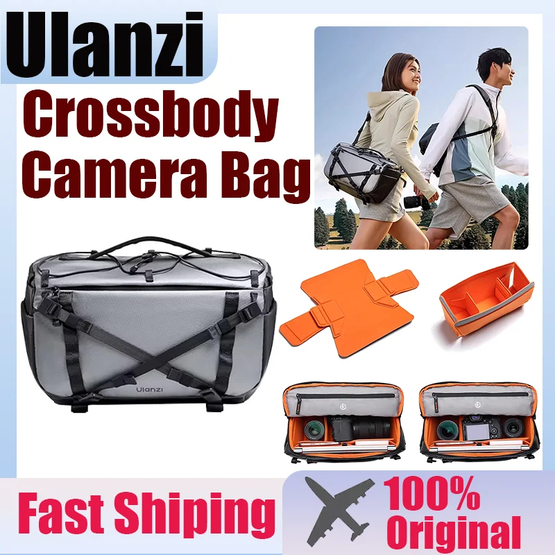 Ulanzi SU02 13L Camera Crossbody Sling Bag with Removable Divider Travel Shoulder Handheld Luggage For Canon Sony Nikon Laptop
Ulanzi SU02 13L Camera Crossbody Sling Bag with Removable Divider Travel Shoulder Handheld Luggage For Canon Sony Nikon Laptop