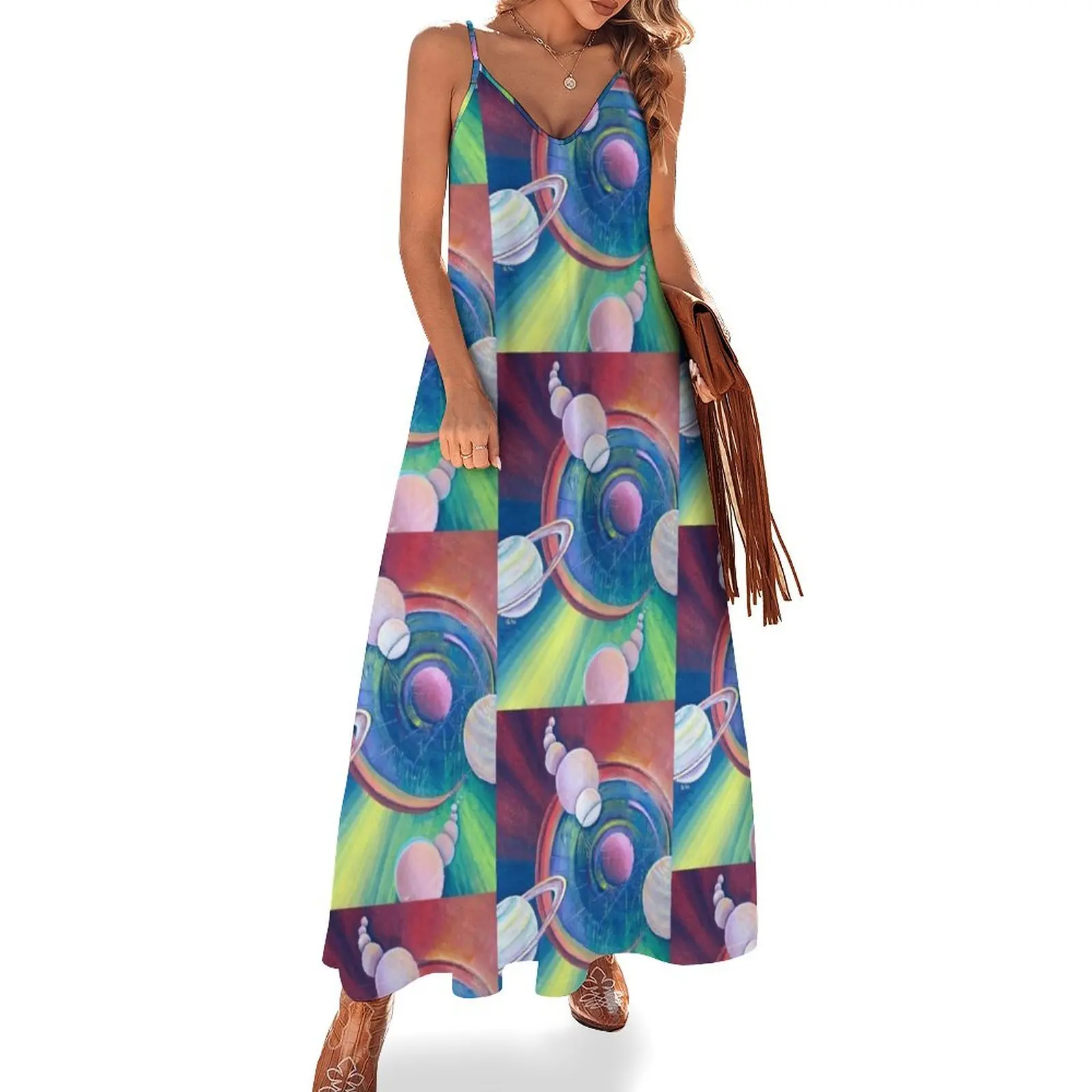 Planetary Alignment Sleeveless Long Dress luxury dresses Summer skirt african dresses for woman summer dress daily Dress
Planetary Alignment Sleeveless Long Dress luxury dresses Summer skirt african dresses for woman summer dress daily Dress