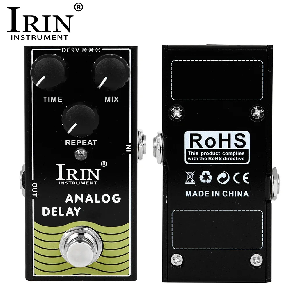 IRIN RF-10 ANALOG DELAY Guitar Effect Pedal Digital Delay Electric Guitar Effect Pedal True Bypass Guitar Parts & Accessories
IRIN RF-10 ANALOG DELAY Guitar Effect Pedal Digital Delay Electric Guitar Effect Pedal True Bypass Guitar Parts & Accessories