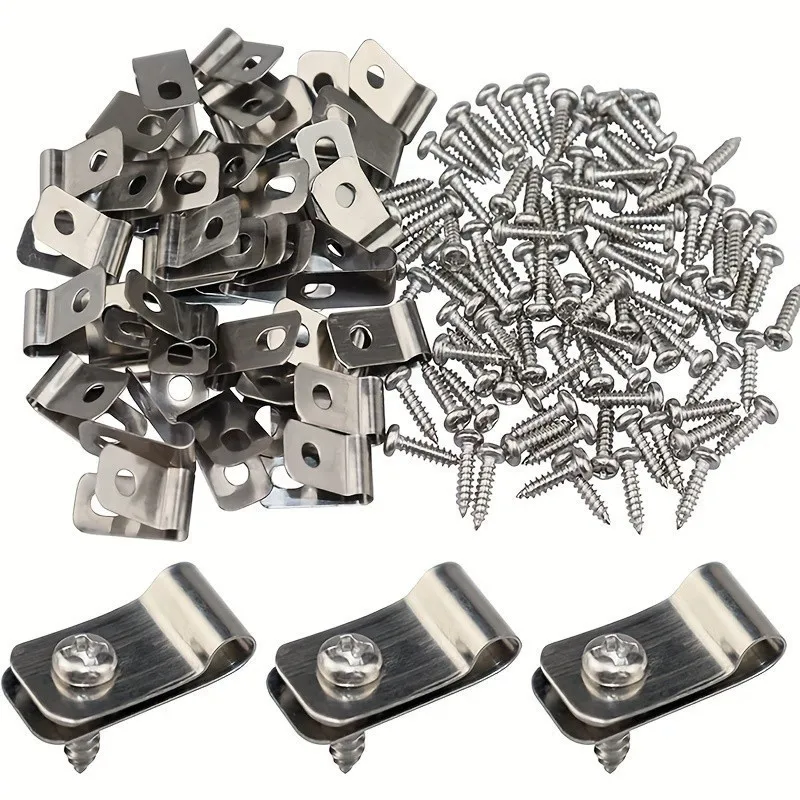 270 Clips + 270 Nails, Heavy-Duty Metal Rope Clips, Secure Wire to Wood Rails
270 Clips + 270 Nails, Heavy-Duty Metal Rope Clips, Secure Wire to Wood Rails