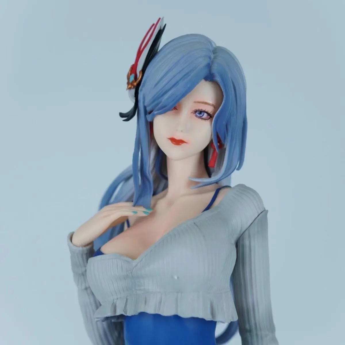 48cm Anime Genshin Impact Figures GK Shenhe Action Figures Ice Girl PVC Collection Model Ornament Toys Desktop Decoration Gifts 
48cm Anime Genshin Impact Figures GK Shenhe Action Figures Ice Girl PVC Collection Model Ornament Toys Desktop Decoration Gifts
