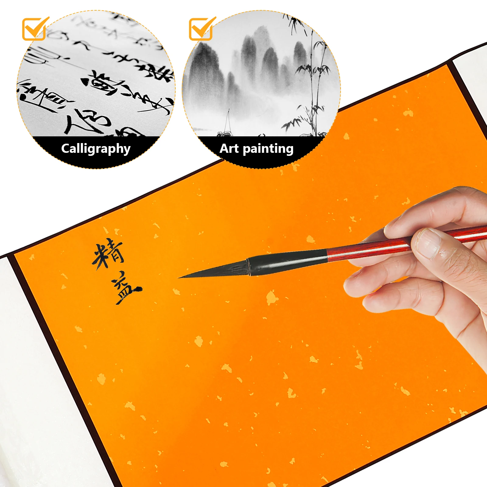 2Pcs Versatile Xuan Paper Scroll Chinese Calligraphy Blank Banner for Indoor Outdoor Chinese Calligraphy Paper
2Pcs Versatile Xuan Paper Scroll Chinese Calligraphy Blank Banner for Indoor Outdoor Chinese Calligraphy Paper