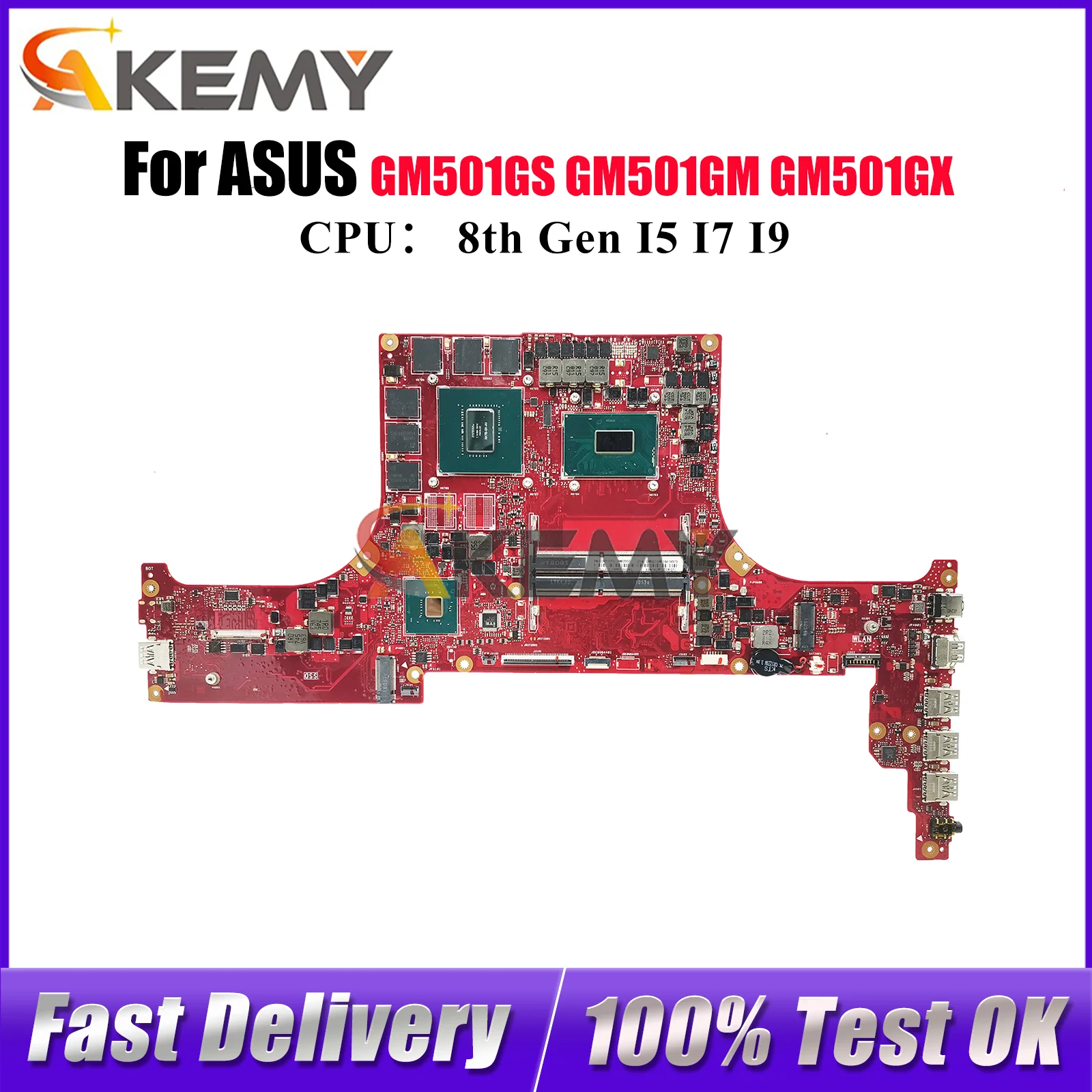 GM501GM Laptop Motherboard For ASUS ROG Zephyrus M15 GM501GS GM501G GM501G MW501G GM501GX GM501GM GM501GV Mainboard I5 I7 I9 CPU
GM501GM Laptop Motherboard For ASUS ROG Zephyrus M15 GM501GS GM501G GM501G MW501G GM501GX GM501GM GM501GV Mainboard I5 I7 I9 CPU