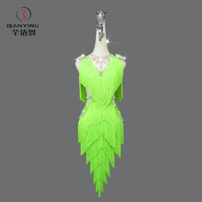 Stage Costume Sexy Women Latin Dance Dress Competition Skirts Evening Dancewear Sprots Girls Clothes Prom Suit Practice Cocktail
Stage Costume Sexy Women Latin Dance Dress Competition Skirts Evening Dancewear Sprots Girls Clothes Prom Suit Practice Cocktail