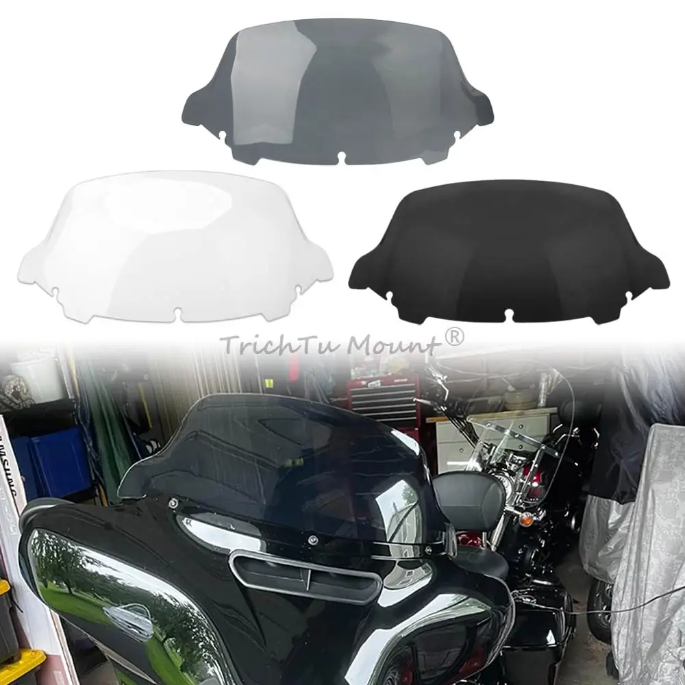 Motorcycle 10.5" Wind Deflector Windshield for Harley Touring Electra Street Glide Tri Glide 2014-later Fairing Windscreen
Motorcycle 10.5" Wind Deflector Windshield for Harley Touring Electra Street Glide Tri Glide 2014-later Fairing Windscreen
