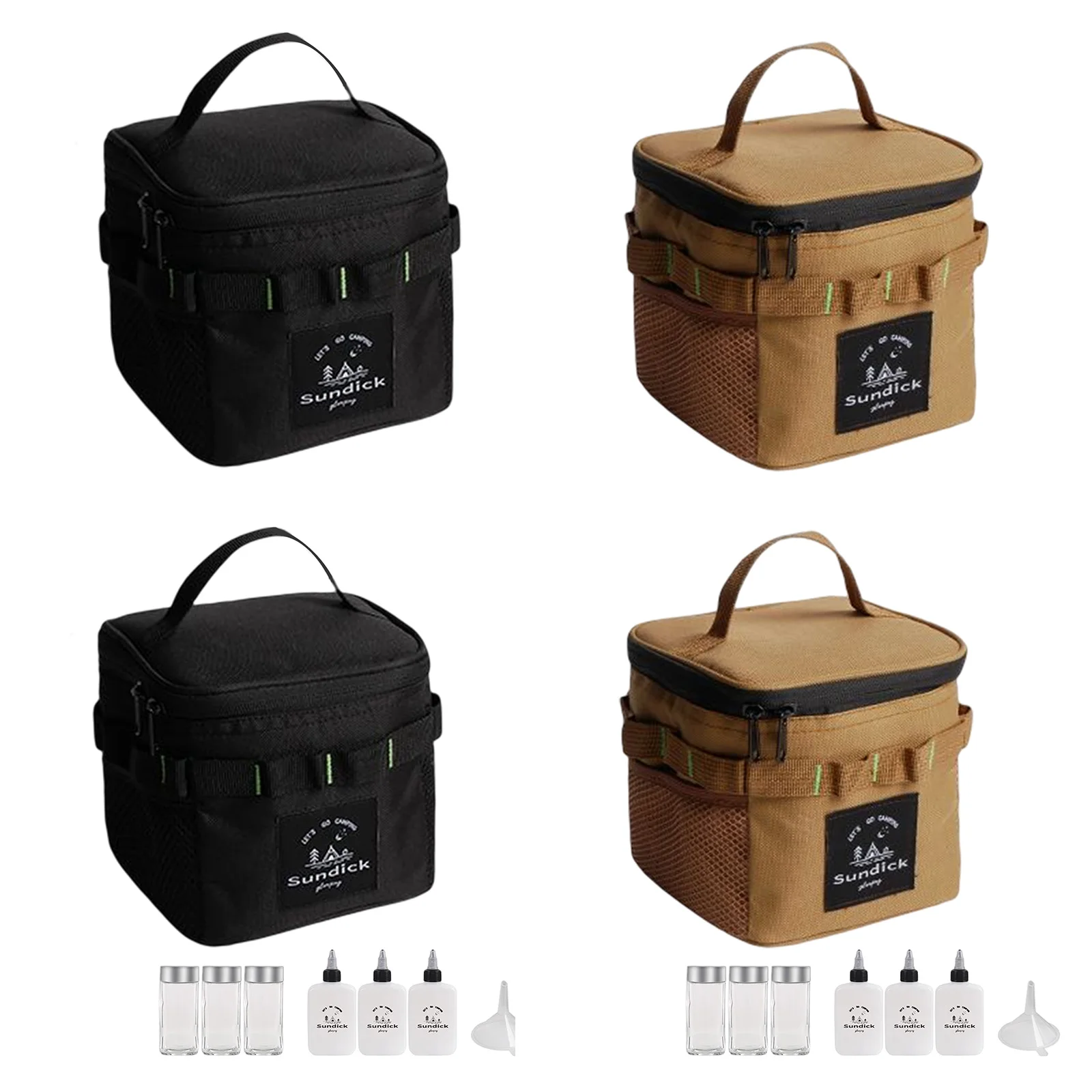 SUNDICK Camping Seasoning Bottle Set with Storage Bag Outdoor Spice Jar Portable Multifunctional Lightweight for Outdoor Picnic
SUNDICK Camping Seasoning Bottle Set with Storage Bag Outdoor Spice Jar Portable Multifunctional Lightweight for Outdoor Picnic