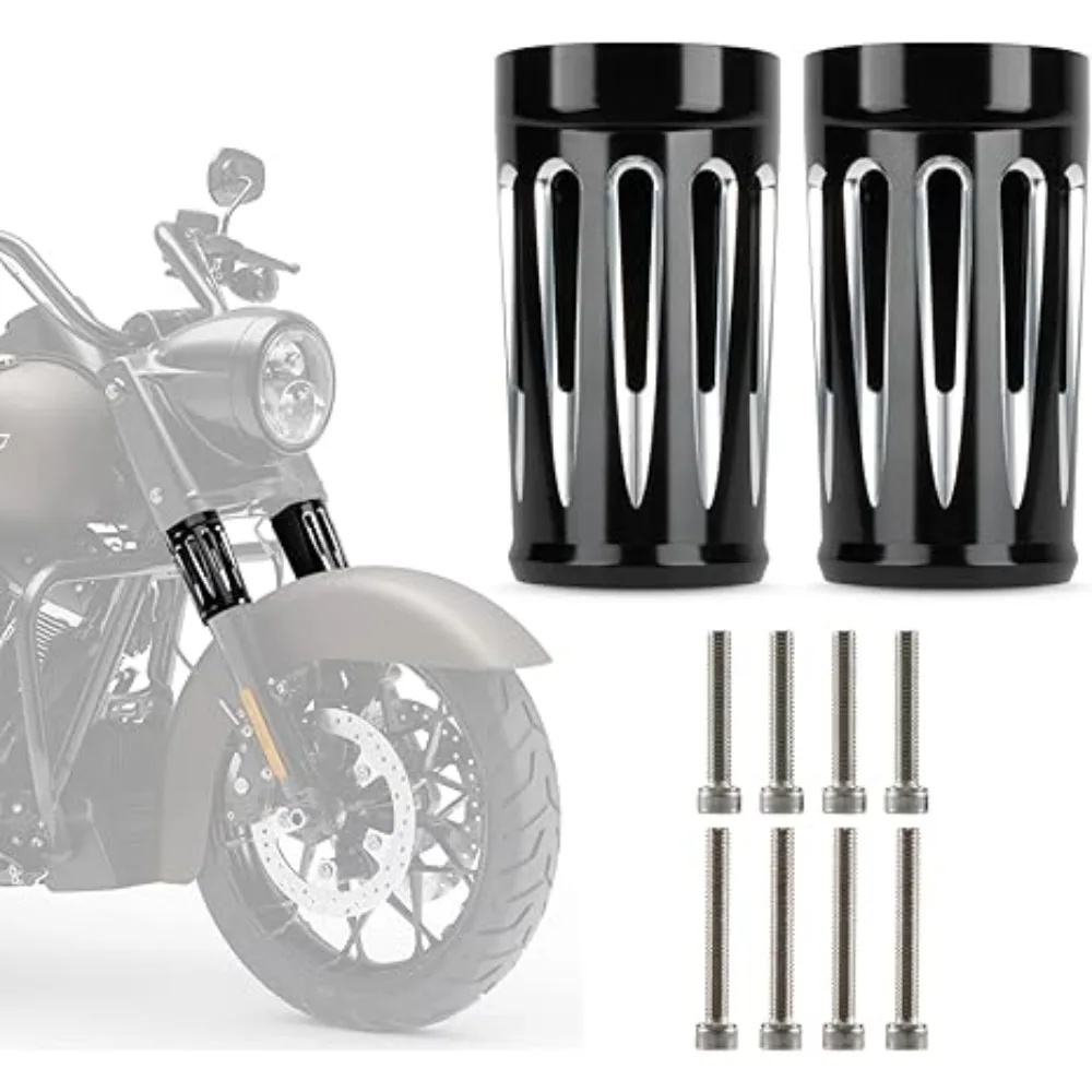 Motorcycle Upper Fork Boot Slider Covers for Harley Touring Street Glide Road Glide Electra Glide Road King Trike 1986-2019
Motorcycle Upper Fork Boot Slider Covers for Harley Touring Street Glide Road Glide Electra Glide Road King Trike 1986-2019