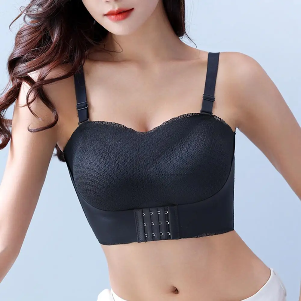 Women Tube Top Bra Wireless Push Up Bandeau Bra with Front Closure for Women Anti-slip Tube Top Underwear Padded Anti-exposure
Women Tube Top Bra Wireless Push Up Bandeau Bra with Front Closure for Women Anti-slip Tube Top Underwear Padded Anti-exposure