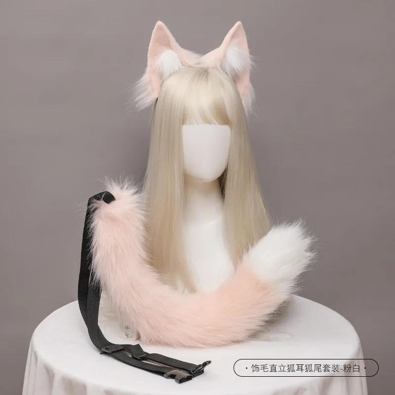 Original Japanese Style, Plush Fox Ears Lolita Beast Ears Headdress Cosplay Upright White Fox Ears Girls Wear Headbands
Original Japanese Style, Plush Fox Ears Lolita Beast Ears Headdress Cosplay Upright White Fox Ears Girls Wear Headbands