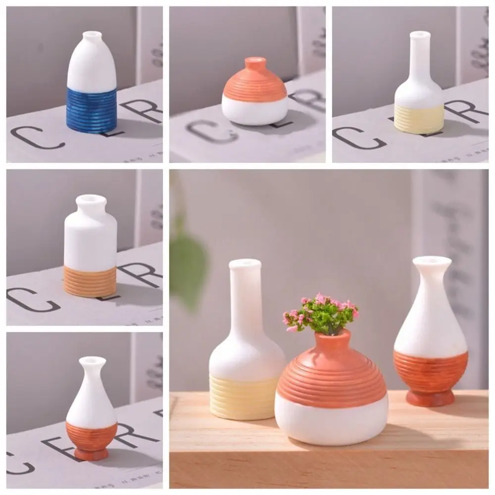 Craft Gift Waterproof Simulation Mini Vase Resin Craft Small Resin Mini Flower Vase Handmade Micro Landscape Vase Desktop Decor
Craft Gift Waterproof Simulation Mini Vase Resin Craft Small Resin Mini Flower Vase Handmade Micro Landscape Vase Desktop Decor