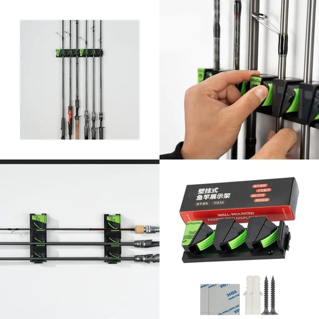 Y1UC Fishing Poles Rack Vertical Support 3 Rod Rack Fishing Rod Holder Enduring
Y1UC Fishing Poles Rack Vertical Support 3 Rod Rack Fishing Rod Holder Enduring
