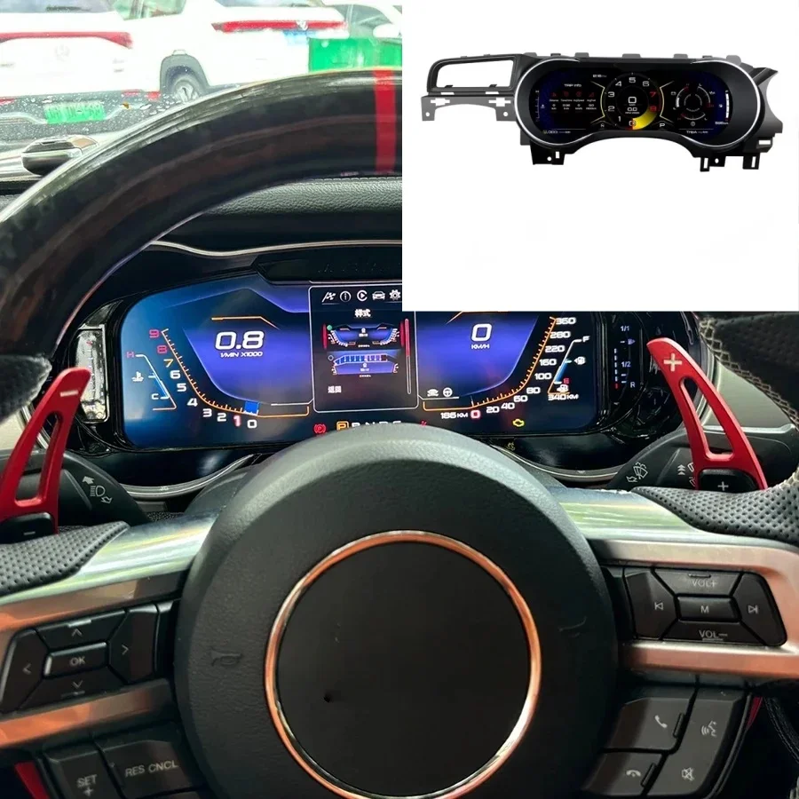 Car Digital Cluster For Ford Mustang 2015-2023 LCD Speedometer Dashboard Instrument Virtual Cockpit Odometer Meter Head Unit
Car Digital Cluster For Ford Mustang 2015-2023 LCD Speedometer Dashboard Instrument Virtual Cockpit Odometer Meter Head Unit